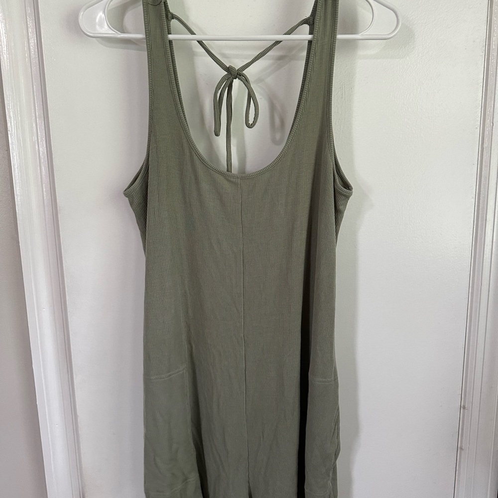 American Eagle Outfitters Olive Ribbed Top